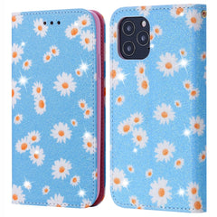 Glittering Daisy Magnetic Horizontal Flip Leather Case with Holder & Card Slots & Photo Frame, For Samsung Galaxy Note20, For Samsung Galaxy Note20 Ultra, For iPhone 12 Pro Max, For iPhone 12 / 12 Pro, For iPhone 12 mini