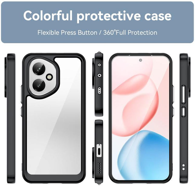 Colorful Series Acrylic Hybrid TPU Phone Case, For Honor 400 Global 156.5mm, For Honor Magic7 Lite, For Honor 300 Ultra, For Honor 300 Pro