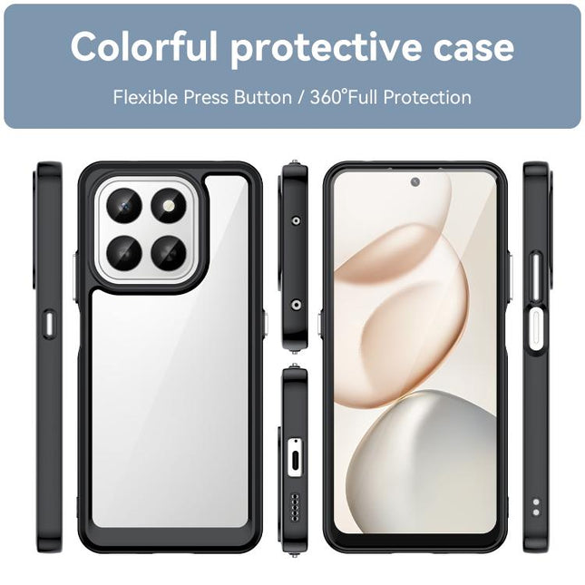 Colorful Series Acrylic Hybrid TPU Phone Case, For Honor 400 Smart 5G, For Honor X70 5G, For Honor X70i, For Honor 400 Pro 5G Global 160.8mm