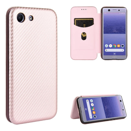 Carbon Fiber Texture Magnetic Horizontal Flip TPU + PC + PU Leather Case with Card Slot, For Sony Xperia Ace, For Sony Xperia 1 II, For Sony Xperia 1, For Sony Xperia 5