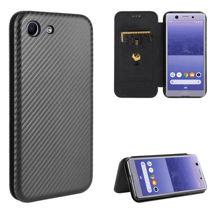 Carbon Fiber Texture Magnetic Horizontal Flip TPU + PC + PU Leather Case with Card Slot, For Sony Xperia Ace, For Sony Xperia 1 II, For Sony Xperia 1, For Sony Xperia 5