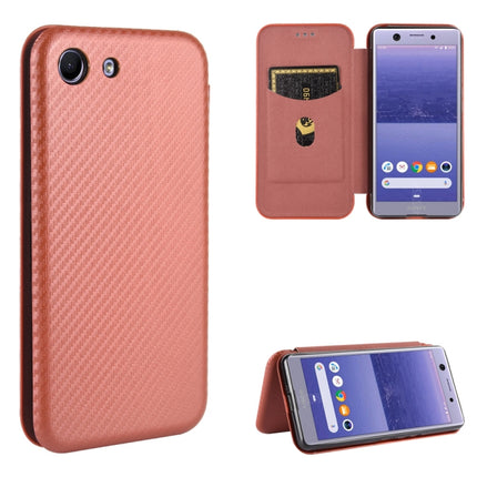 Carbon Fiber Texture Magnetic Horizontal Flip TPU + PC + PU Leather Case with Card Slot, For Sony Xperia Ace, For Sony Xperia 1 II, For Sony Xperia 1, For Sony Xperia 5