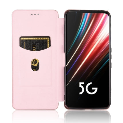 Carbon Fiber Texture Magnetic Horizontal Flip TPU + PC + PU Leather Case with Card Slot, For ZTE nubia Red Magic 5S, For ZTE Axon 11 5G, For ZTE Blade A3 Lite, For ZTE A1 ZTG01 5G