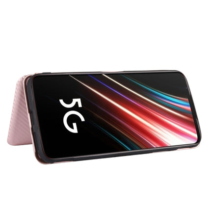 Carbon Fiber Texture Magnetic Horizontal Flip TPU + PC + PU Leather Case with Card Slot, For ZTE nubia Red Magic 5S, For ZTE Axon 11 5G, For ZTE Blade A3 Lite, For ZTE A1 ZTG01 5G