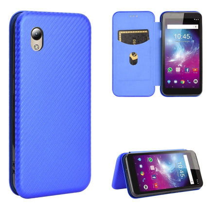 Carbon Fiber Texture Magnetic Horizontal Flip TPU + PC + PU Leather Case with Card Slot, For ZTE nubia Red Magic 5S, For ZTE Axon 11 5G, For ZTE Blade A3 Lite, For ZTE A1 ZTG01 5G