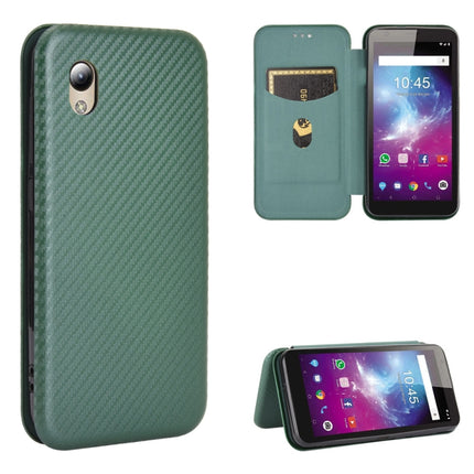 Carbon Fiber Texture Magnetic Horizontal Flip TPU + PC + PU Leather Case with Card Slot, For ZTE nubia Red Magic 5S, For ZTE Axon 11 5G, For ZTE Blade A3 Lite, For ZTE A1 ZTG01 5G