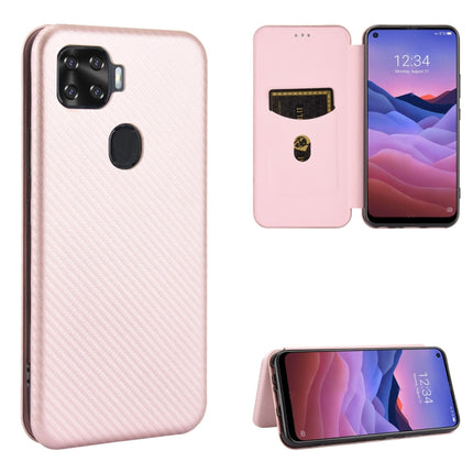 Carbon Fiber Texture Magnetic Horizontal Flip TPU + PC + PU Leather Case with Card Slot, For ZTE nubia Red Magic 5S, For ZTE Axon 11 5G, For ZTE Blade A3 Lite, For ZTE A1 ZTG01 5G