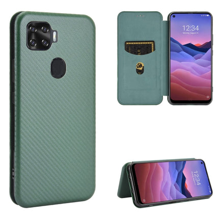 Carbon Fiber Texture Magnetic Horizontal Flip TPU + PC + PU Leather Case with Card Slot, For ZTE nubia Red Magic 5S, For ZTE Axon 11 5G, For ZTE Blade A3 Lite, For ZTE A1 ZTG01 5G
