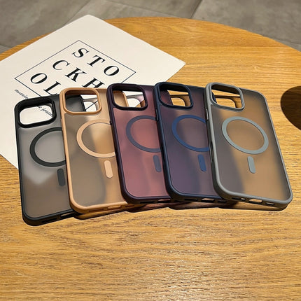 Frosted Skin Feel MagSafe Phone Case, For iPhone 16 Pro Max, For iPhone 16 Pro, For iPhone 16 Plus, For iPhone 16