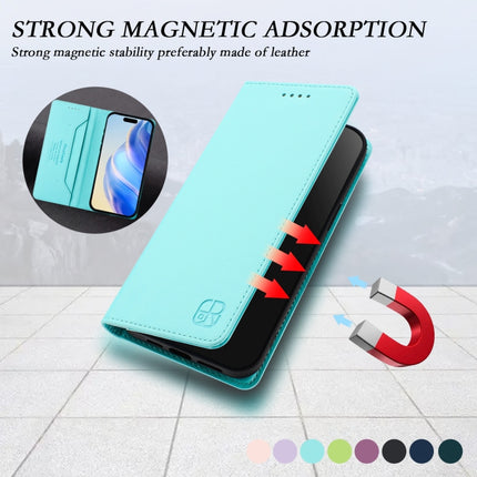 RC01 Dual-Folded Magnetic Suction RFID Leather Phone Case, For iPhone 13 Pro Max, For iPhone 13 Pro, For iPhone 13 mini