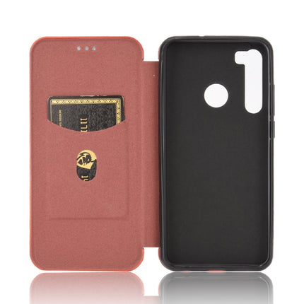 Carbon Fiber Texture Magnetic Horizontal Flip TPU + PC + PU Leather Case with Card Slot, For HTC Desire 20 Pro, For LG Harmony 4, For LG K31, For LG K40S