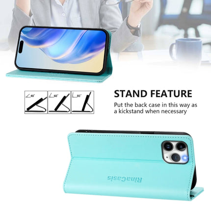 RC01 Dual-Folded Magnetic Suction RFID Leather Phone Case, For iPhone 11 Pro Max, For iPhone 11, For iPhone 11 Pro