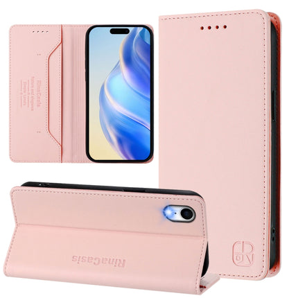 RC01 Dual-Folded Magnetic Suction RFID Leather Phone Case, For iPhone X / XS, For iPhone XR, For iPhone XS Max