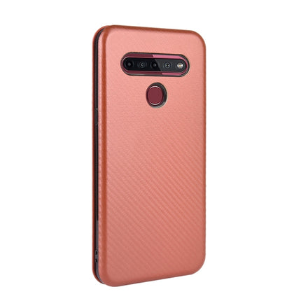 Carbon Fiber Texture Magnetic Horizontal Flip TPU + PC + PU Leather Case with Card Slot, For LG K41S / K51S, For LG K50S, For LG K51 / Q51, For LG K61 / Q61