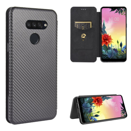 Carbon Fiber Texture Magnetic Horizontal Flip TPU + PC + PU Leather Case with Card Slot, For LG K41S / K51S, For LG K50S, For LG K51 / Q51, For LG K61 / Q61