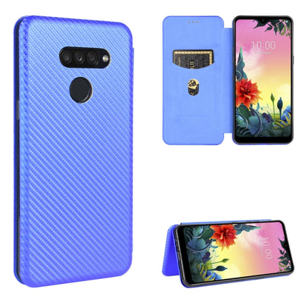 Carbon Fiber Texture Magnetic Horizontal Flip TPU + PC + PU Leather Case with Card Slot, For LG K41S / K51S, For LG K50S, For LG K51 / Q51, For LG K61 / Q61