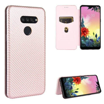 Carbon Fiber Texture Magnetic Horizontal Flip TPU + PC + PU Leather Case with Card Slot, For LG K41S / K51S, For LG K50S, For LG K51 / Q51, For LG K61 / Q61