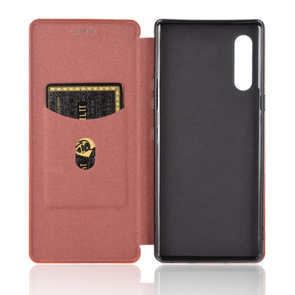 Carbon Fiber Texture Magnetic Horizontal Flip TPU + PC + PU Leather Case with Card Slot, For LG Velvet, For LG Q70, For LG Style 3 L-41, For LG Stylo 6