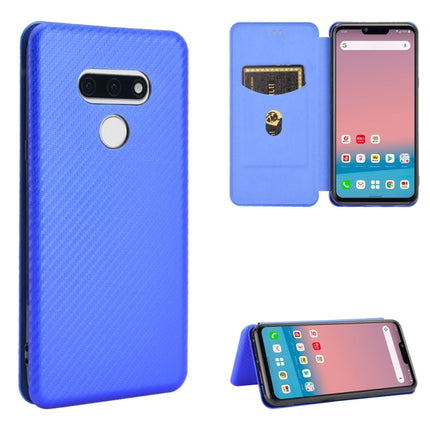 Carbon Fiber Texture Magnetic Horizontal Flip TPU + PC + PU Leather Case with Card Slot, For LG Velvet, For LG Q70, For LG Style 3 L-41, For LG Stylo 6