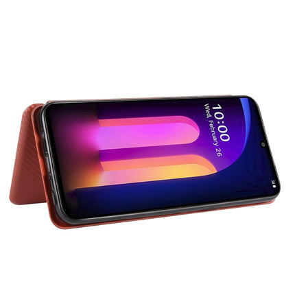 Carbon Fiber Texture Magnetic Horizontal Flip TPU + PC + PU Leather Case with Card Slot, For LG V60 ThinQ 5G, For BlackBerry KEY2, For BlackBerry Keyone, For Asus ROG Phone 3 ZS661KS, For Asus ROG Phone II