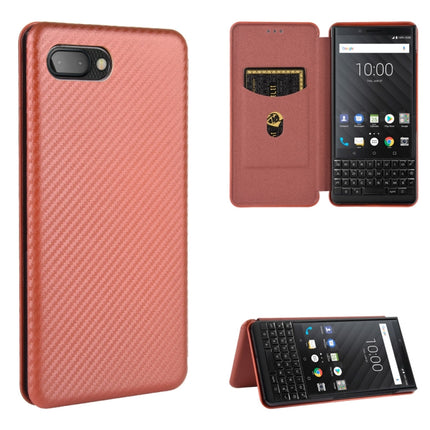 Carbon Fiber Texture Magnetic Horizontal Flip TPU + PC + PU Leather Case with Card Slot, For LG V60 ThinQ 5G, For BlackBerry KEY2, For BlackBerry Keyone, For Asus ROG Phone 3 ZS661KS, For Asus ROG Phone II