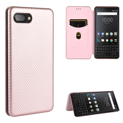 Carbon Fiber Texture Magnetic Horizontal Flip TPU + PC + PU Leather Case with Card Slot, For LG V60 ThinQ 5G, For BlackBerry KEY2, For BlackBerry Keyone, For Asus ROG Phone 3 ZS661KS, For Asus ROG Phone II