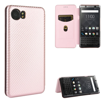 Carbon Fiber Texture Magnetic Horizontal Flip TPU + PC + PU Leather Case with Card Slot, For LG V60 ThinQ 5G, For BlackBerry KEY2, For BlackBerry Keyone, For Asus ROG Phone 3 ZS661KS, For Asus ROG Phone II