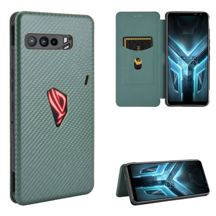 Carbon Fiber Texture Magnetic Horizontal Flip TPU + PC + PU Leather Case with Card Slot, For LG V60 ThinQ 5G, For BlackBerry KEY2, For BlackBerry Keyone, For Asus ROG Phone 3 ZS661KS, For Asus ROG Phone II