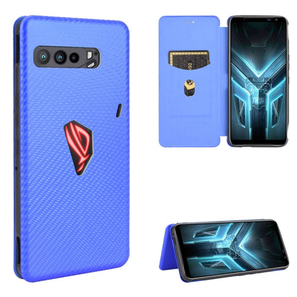 Carbon Fiber Texture Magnetic Horizontal Flip TPU + PC + PU Leather Case with Card Slot, For LG V60 ThinQ 5G, For BlackBerry KEY2, For BlackBerry Keyone, For Asus ROG Phone 3 ZS661KS, For Asus ROG Phone II