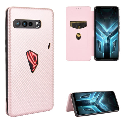 Carbon Fiber Texture Magnetic Horizontal Flip TPU + PC + PU Leather Case with Card Slot, For LG V60 ThinQ 5G, For BlackBerry KEY2, For BlackBerry Keyone, For Asus ROG Phone 3 ZS661KS, For Asus ROG Phone II
