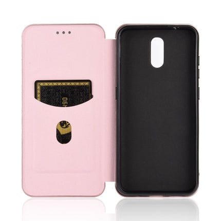 Carbon Fiber Texture Magnetic Horizontal Flip TPU + PC + PU Leather Case with Card Slot, For Nokia 2.3, For Nokia 7.2 & 6.2, For TCL 10 Pro, For TCL 10 Lite