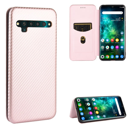 Carbon Fiber Texture Magnetic Horizontal Flip TPU + PC + PU Leather Case with Card Slot, For Nokia 2.3, For Nokia 7.2 & 6.2, For TCL 10 Pro, For TCL 10 Lite