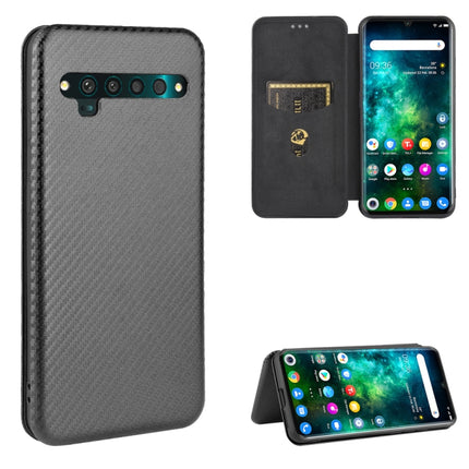 Carbon Fiber Texture Magnetic Horizontal Flip TPU + PC + PU Leather Case with Card Slot, For Nokia 2.3, For Nokia 7.2 & 6.2, For TCL 10 Pro, For TCL 10 Lite