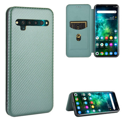 Carbon Fiber Texture Magnetic Horizontal Flip TPU + PC + PU Leather Case with Card Slot, For Nokia 2.3, For Nokia 7.2 & 6.2, For TCL 10 Pro, For TCL 10 Lite