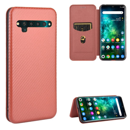 Carbon Fiber Texture Magnetic Horizontal Flip TPU + PC + PU Leather Case with Card Slot, For Nokia 2.3, For Nokia 7.2 & 6.2, For TCL 10 Pro, For TCL 10 Lite