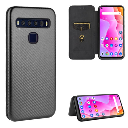 Carbon Fiber Texture Magnetic Horizontal Flip TPU + PC + PU Leather Case with Card Slot, For Nokia 2.3, For Nokia 7.2 & 6.2, For TCL 10 Pro, For TCL 10 Lite