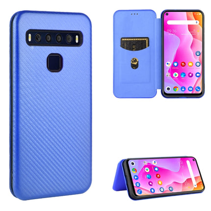 Carbon Fiber Texture Magnetic Horizontal Flip TPU + PC + PU Leather Case with Card Slot, For Nokia 2.3, For Nokia 7.2 & 6.2, For TCL 10 Pro, For TCL 10 Lite