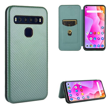 Carbon Fiber Texture Magnetic Horizontal Flip TPU + PC + PU Leather Case with Card Slot, For Nokia 2.3, For Nokia 7.2 & 6.2, For TCL 10 Pro, For TCL 10 Lite