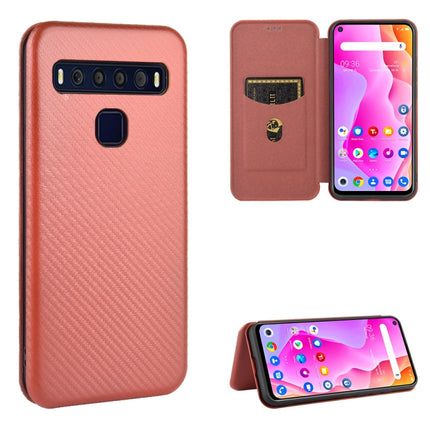 Carbon Fiber Texture Magnetic Horizontal Flip TPU + PC + PU Leather Case with Card Slot, For Nokia 2.3, For Nokia 7.2 & 6.2, For TCL 10 Pro, For TCL 10 Lite