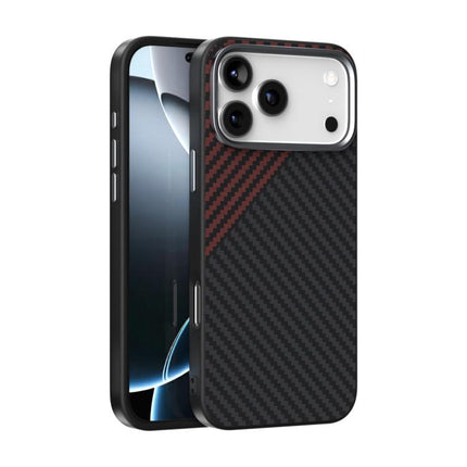 ABEEL C Carbon Fiber Series 6D Micro Relief MagSafe Phone Case, For iPhone 18 Pro / 17 Pro, For iPhone 18 Pro Max / 17 Pro Max, For iPhone 17e / 16e, For iPhone 17, For iPhone Air, For iPhone 16 Pro Max