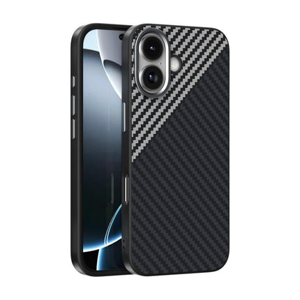 ABEEL C Carbon Fiber Series 6D Micro Relief MagSafe Phone Case, For iPhone 18 Pro / 17 Pro, For iPhone 18 Pro Max / 17 Pro Max, For iPhone 17e / 16e, For iPhone 17, For iPhone Air, For iPhone 16 Pro Max