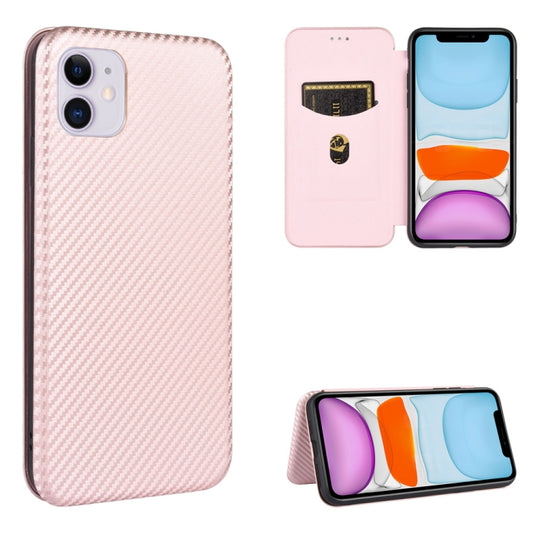 Carbon Fiber Texture Magnetic Horizontal Flip TPU + PC + PU Leather Case with Card Slot, For iPhone 12 / 12 Pro, For iPhone 12 Pro Max, For iPhone 7 / 8 / SE 2020 / SE 2022, For iPhone 7 Plus / 8 Plus, For iPhone XR, For iPhone XS Max