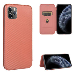 Carbon Fiber Texture Magnetic Horizontal Flip TPU + PC + PU Leather Case with Card Slot, For iPhone 12 / 12 Pro, For iPhone 12 Pro Max, For iPhone 7 / 8 / SE 2020 / SE 2022, For iPhone 7 Plus / 8 Plus, For iPhone XR, For iPhone XS Max