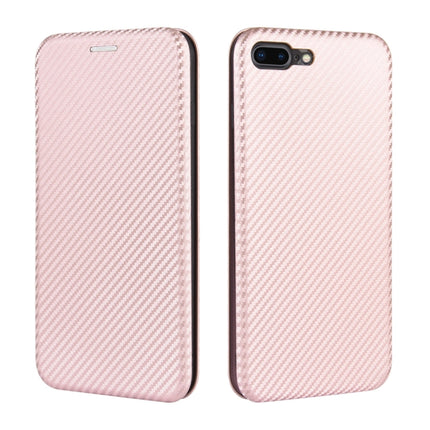 Magnetische Horizontal-Flip-Hülle aus TPU + PC + PU-Leder mit Kohlefaserstruktur und Kartensteckplatz für das iPhone X / XS