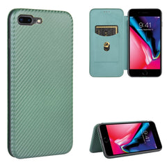 Carbon Fiber Texture Magnetic Horizontal Flip TPU + PC + PU Leather Case with Card Slot, For iPhone 12 / 12 Pro, For iPhone 12 Pro Max, For iPhone 7 / 8 / SE 2020 / SE 2022, For iPhone 7 Plus / 8 Plus, For iPhone XR, For iPhone XS Max