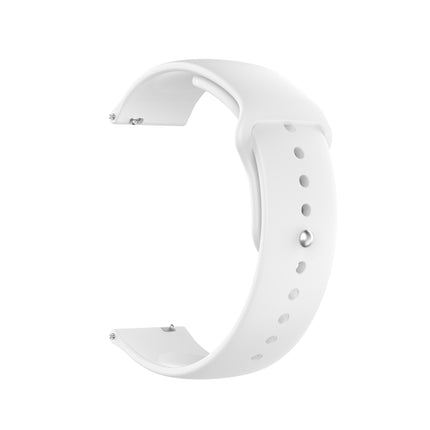 18mm SLR Buckle Fashion Silicone Strap, Size: Small Code, For Garmin Vivomove 3s / 4s