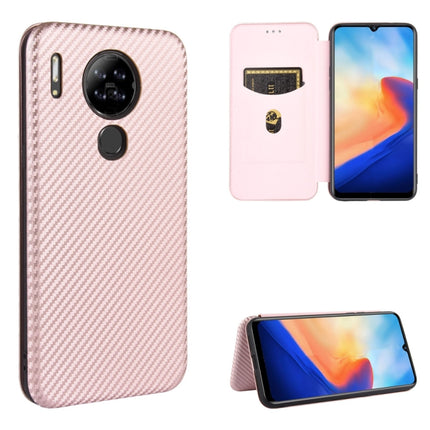 Carbon Fiber Texture Magnetic Horizontal Flip TPU + PC + PU Leather Case with Card Slot, For Blackview A80, For Blackview A80 Pro, For Oukitel C19, For Blackview BV5500 / BV5500 Pro / BV5500 Plus