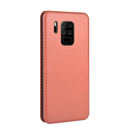 Carbon Fiber Texture Magnetic Horizontal Flip TPU + PC + PU Leather Case with Card Slot, For Oukitel C18 Pro, For Oukitel C17 / C17 Pro, For Sharp Aquos R5G, For Sharp Aquos Sense3 Plus SH-RM11