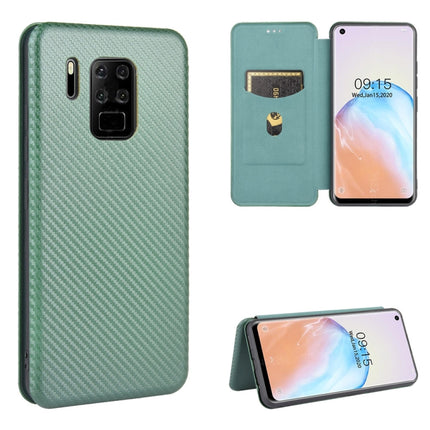 Carbon Fiber Texture Magnetic Horizontal Flip TPU + PC + PU Leather Case with Card Slot, For Oukitel C18 Pro, For Oukitel C17 / C17 Pro, For Sharp Aquos R5G, For Sharp Aquos Sense3 Plus SH-RM11
