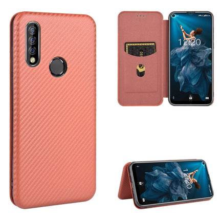 Carbon Fiber Texture Magnetic Horizontal Flip TPU + PC + PU Leather Case with Card Slot, For Oukitel C18 Pro, For Oukitel C17 / C17 Pro, For Sharp Aquos R5G, For Sharp Aquos Sense3 Plus SH-RM11